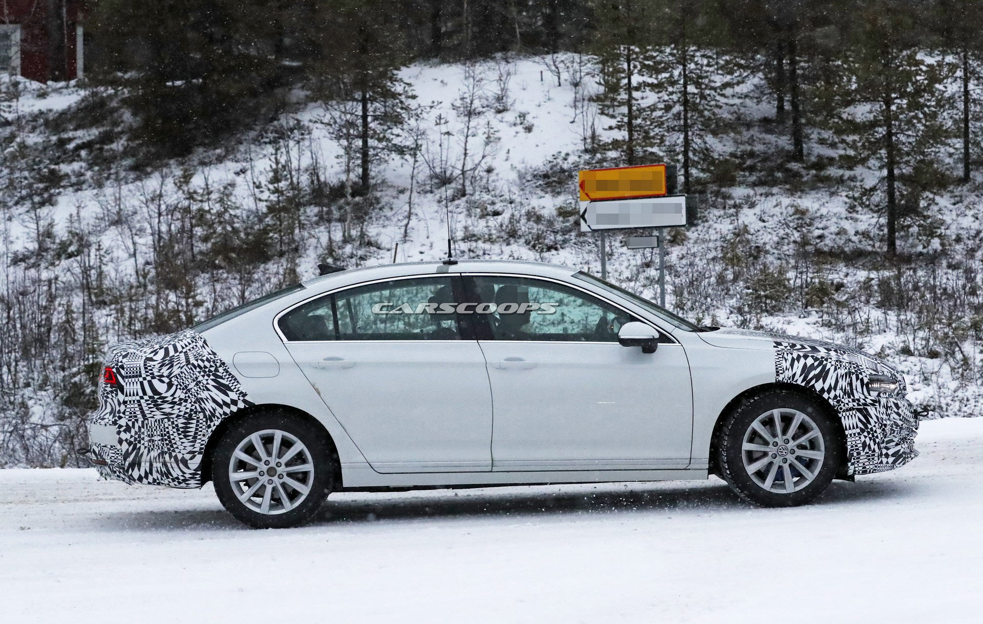 2020 VW Passat Euro-Spec-16 Europe’s Volkswagen Passat Spied Hiding Minor Styling Changes Under Heavy Camouflage