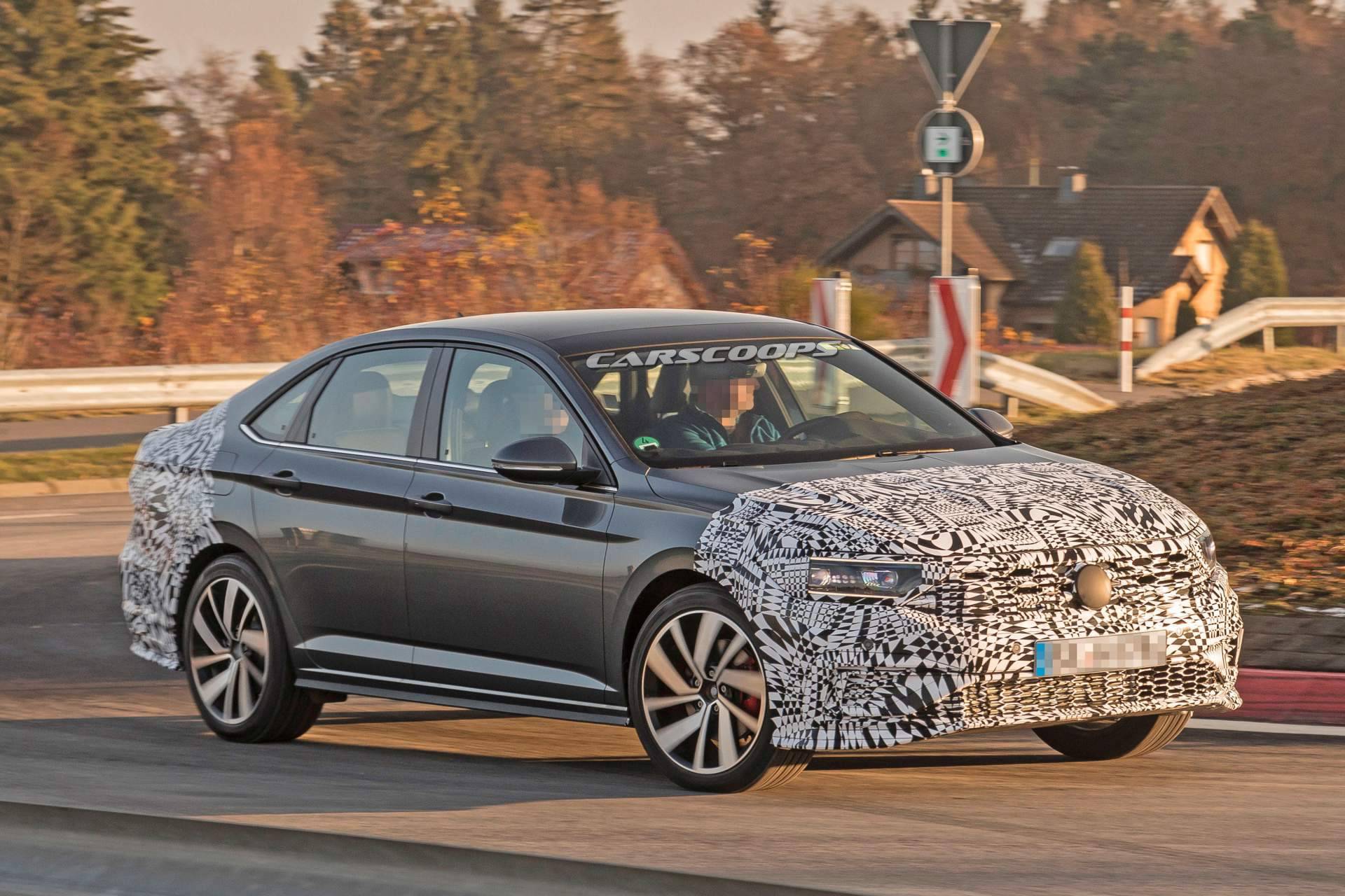 2020 VW Jetta GLI spy shots 3 Thinly-Disguised 2020 VW Jetta GLI Spotted Near The Nürburgring