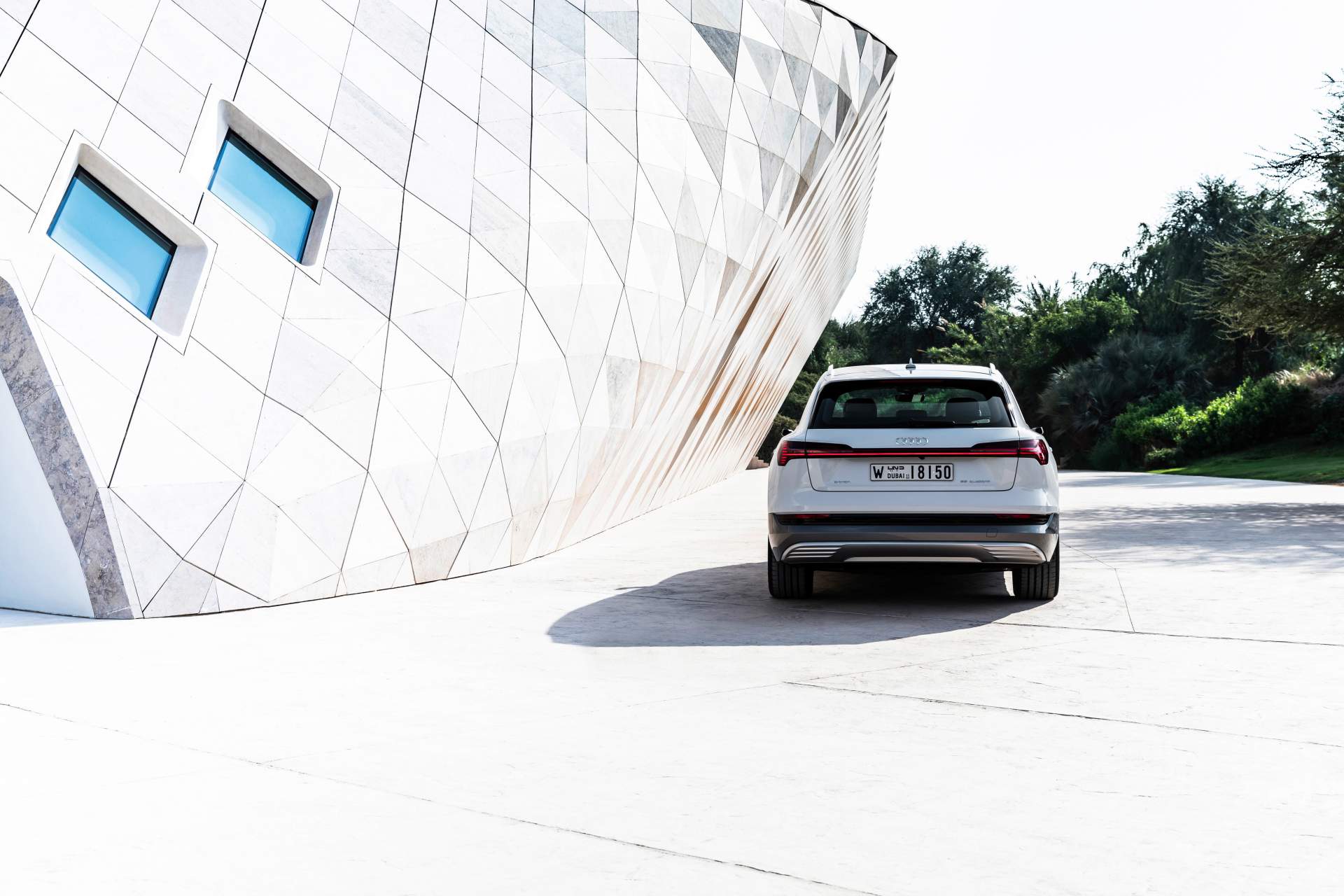 The Audi e-tron at Masdar City Scan Every Inch Of The 2019 Audi e-tron Electric SUV In 303 Photos