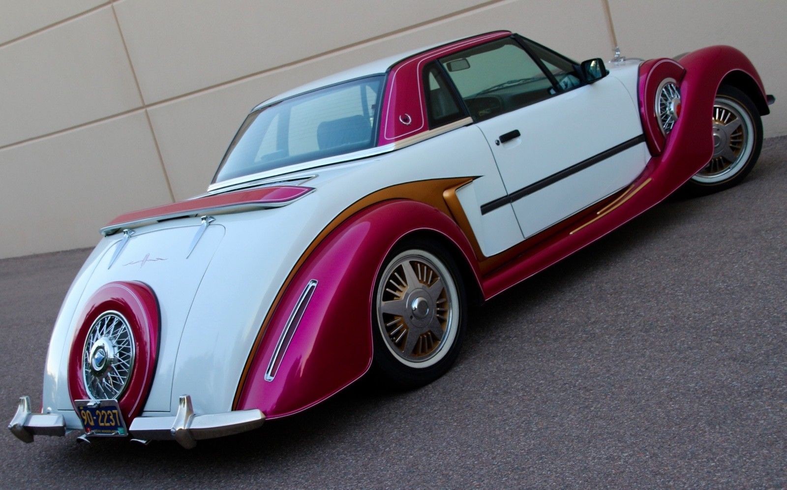 Riley Convertible Replica-22 This Weird Retro Riley Contraption Has A Rear-Mounted Cadillac V8