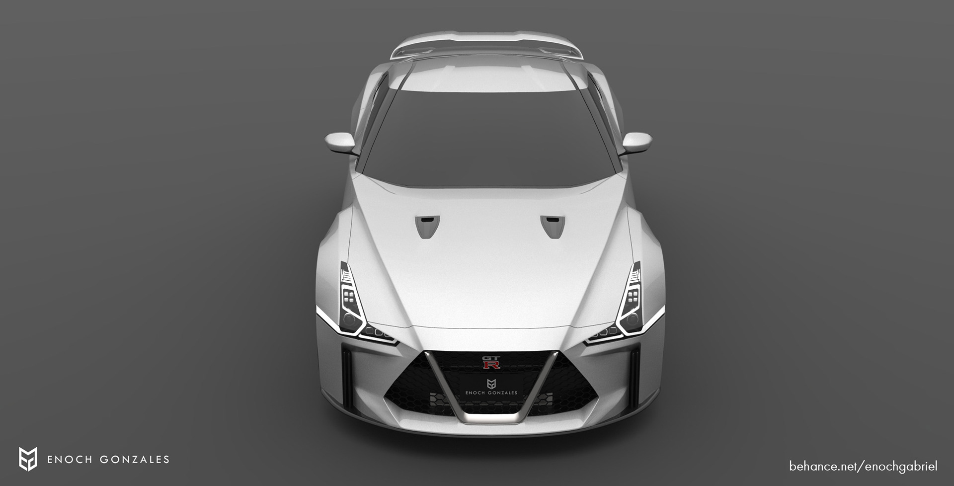 2021 nissan gt-r rendering 2 Next-Gen Nissan GT-R Illustration Brings Vision Gran Turismo And GT-R50 By Italdesign Together