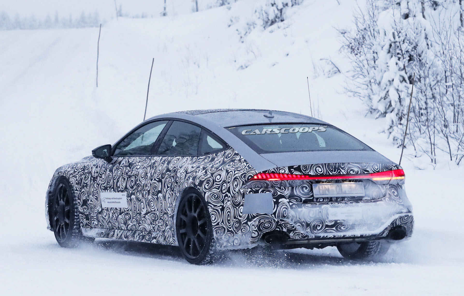 2019-Audi-RS7-Scoop-27 2020 Audi RS7 Spotted Near The Arctic Circle, Will Get Over 600-HP