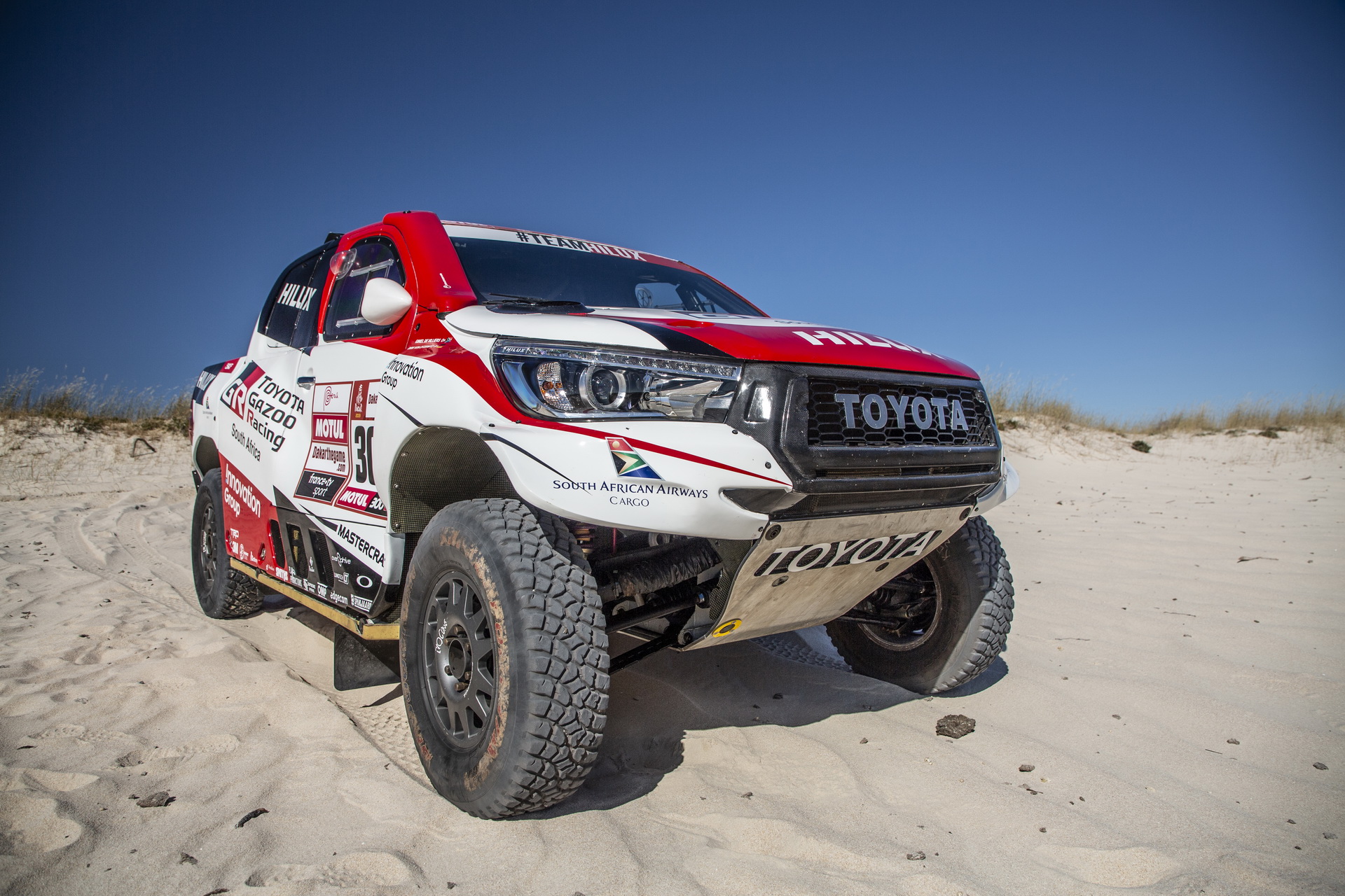 2019-Toyota-HiLux-Dakar-02 Toyota Enters 2019 Dakar With Three Bespoke Hilux Pickup Trucks