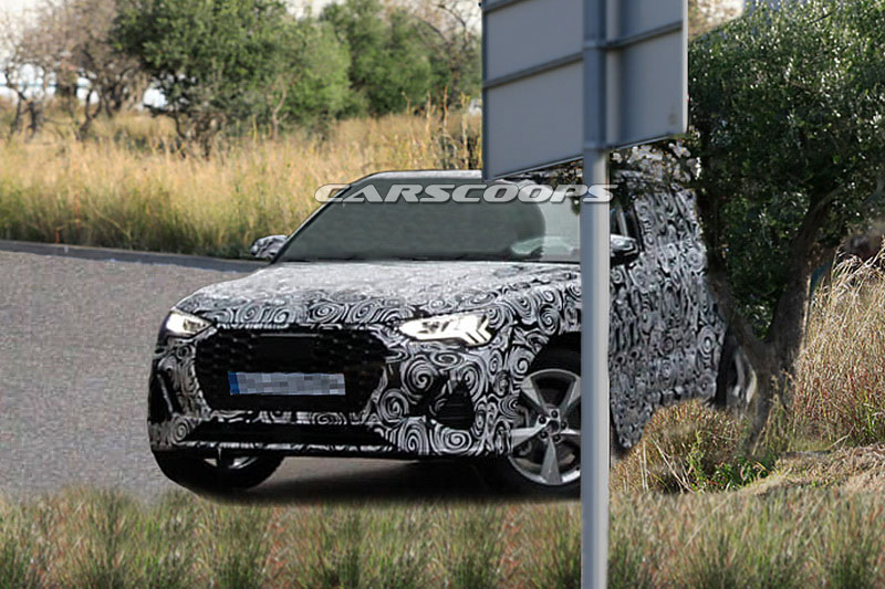 AudiQ4_4 2020 Audi Q4 Spotted: New German SUV Coupe Makes Its Spy Debut