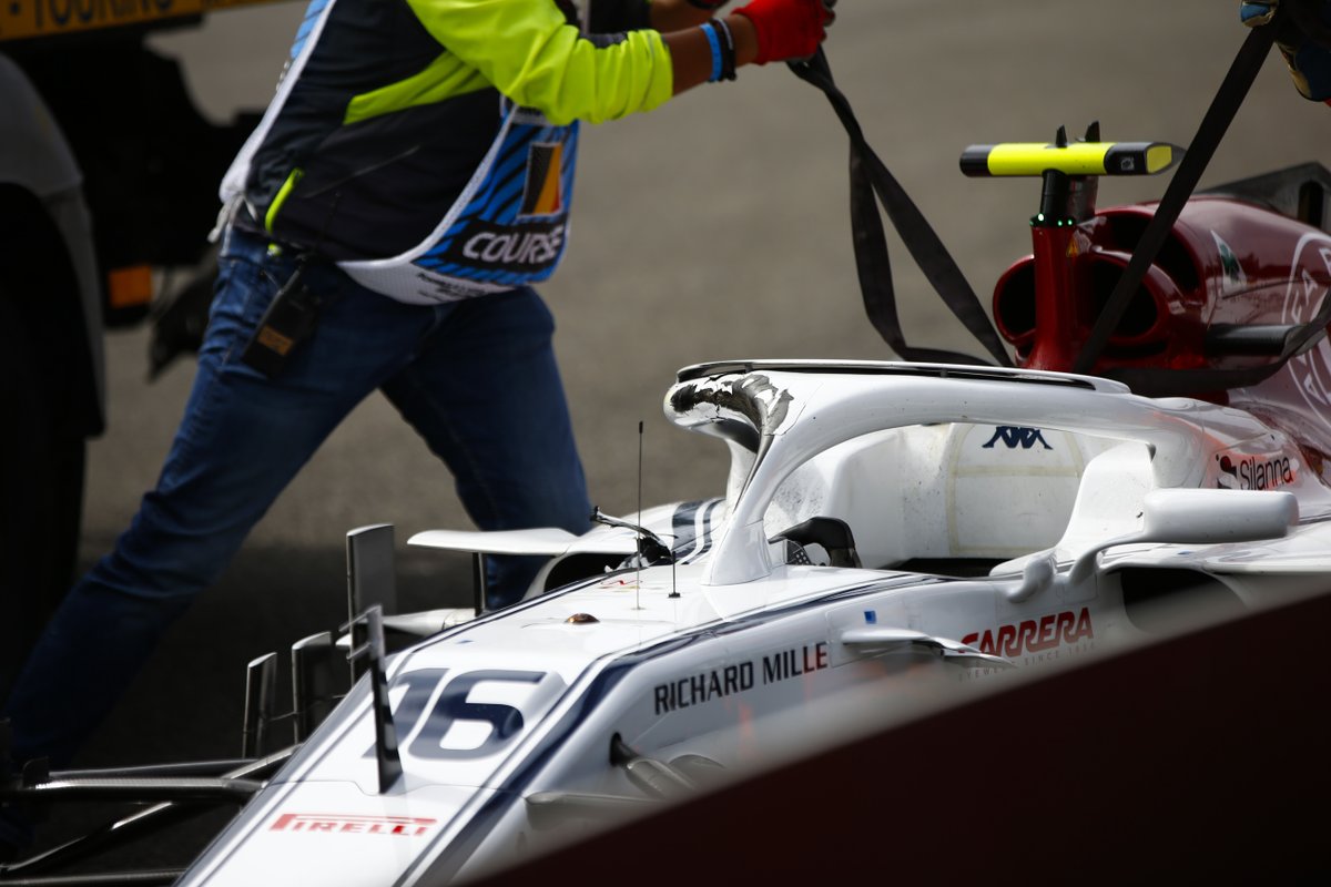 f1 halo saved leclerc from visor strike 2 FIA Investigation Finds Halo Saved Leclerc From Injury At Spa Crash