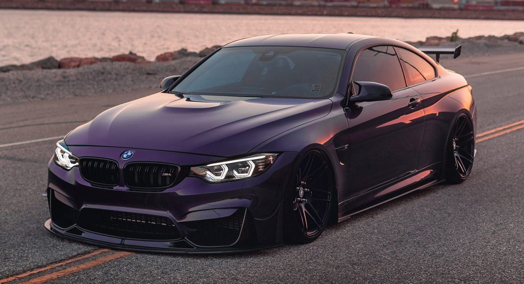  Bespoke BMW M4 Looks Simply Gorgeous In Daytona Violet  Paint