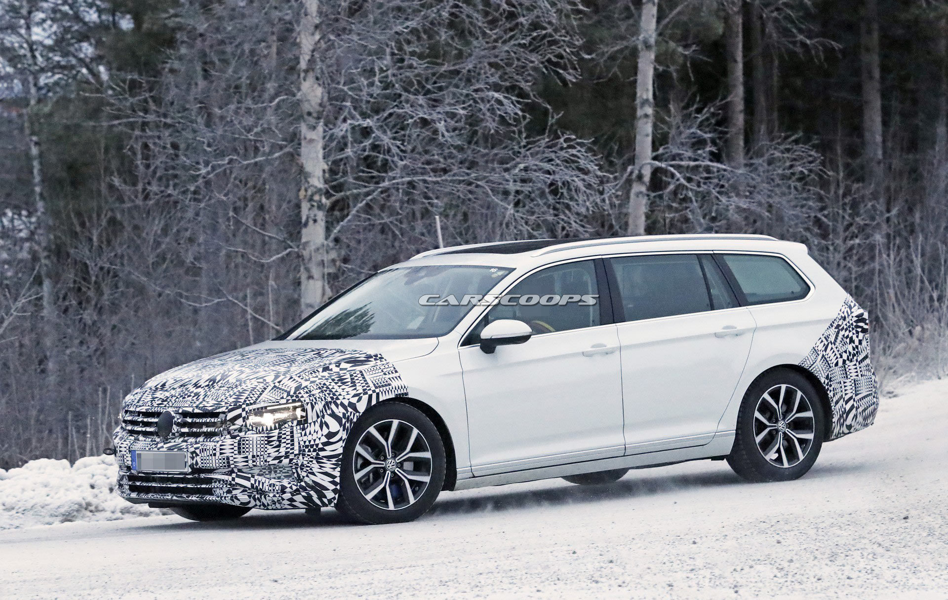 2020 VW Passat Euro-Spec-27 Europe’s Volkswagen Passat Spied Hiding Minor Styling Changes Under Heavy Camouflage