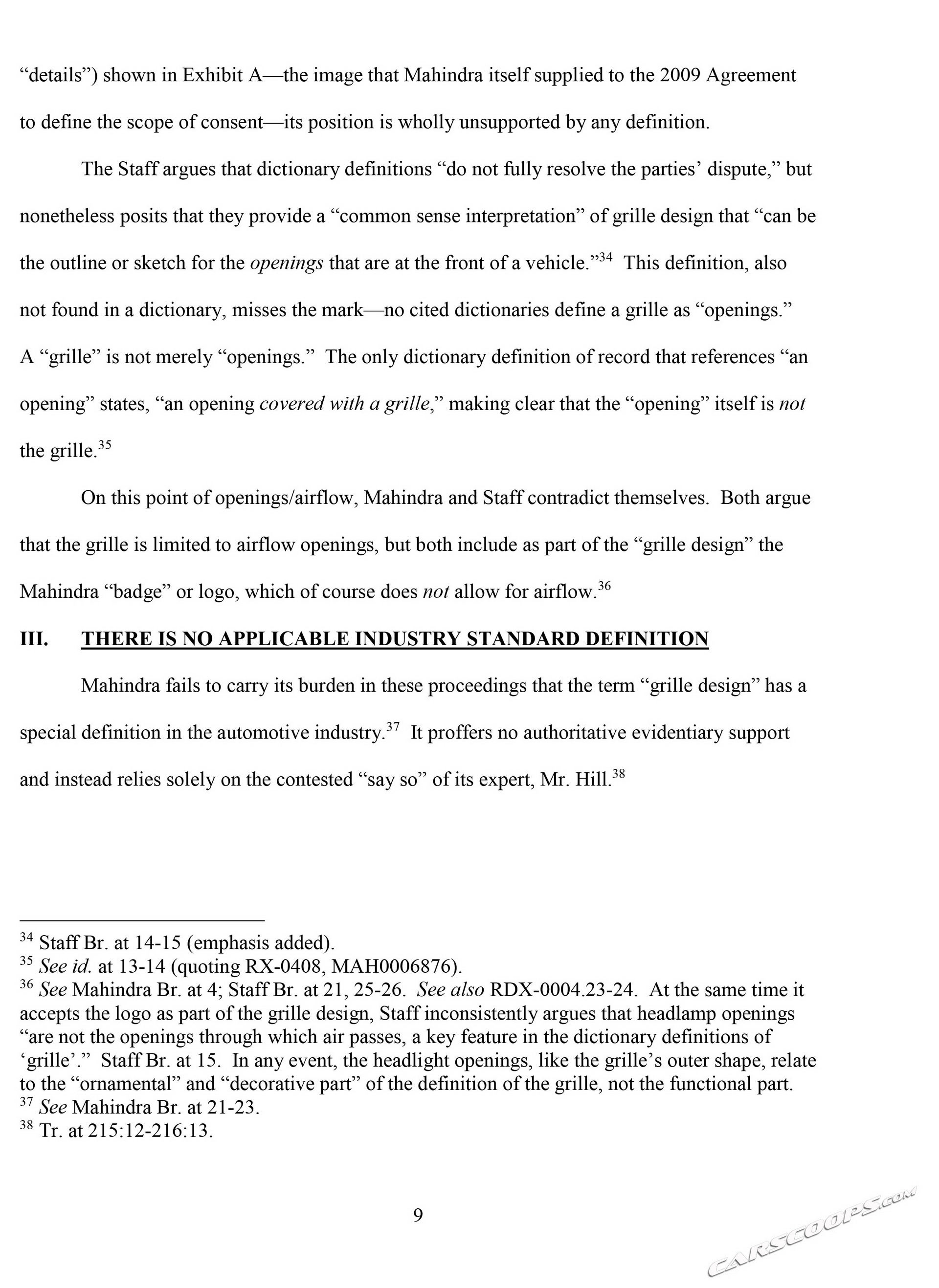 Mahindra brief-12 copy FCA Says Reports Claiming Mahindra Won First Battle To Sell Roxor In U.S. Are False (Updated)