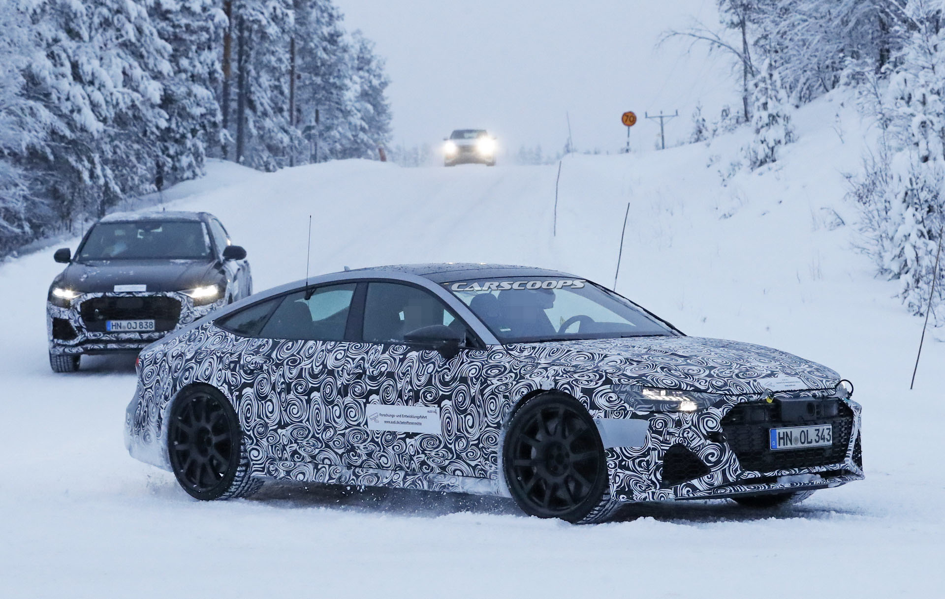 2019-Audi-RS7-Scoop-14 2020 Audi RS7 Spotted Near The Arctic Circle, Will Get Over 600-HP