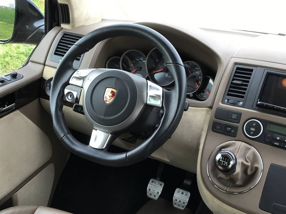 VW Multivan T5 powered by Porsche 911 Turbo engine 60 573HP VW Transporter With Porsche 911 Turbo Engine Is VW Group Synergy At Its Best