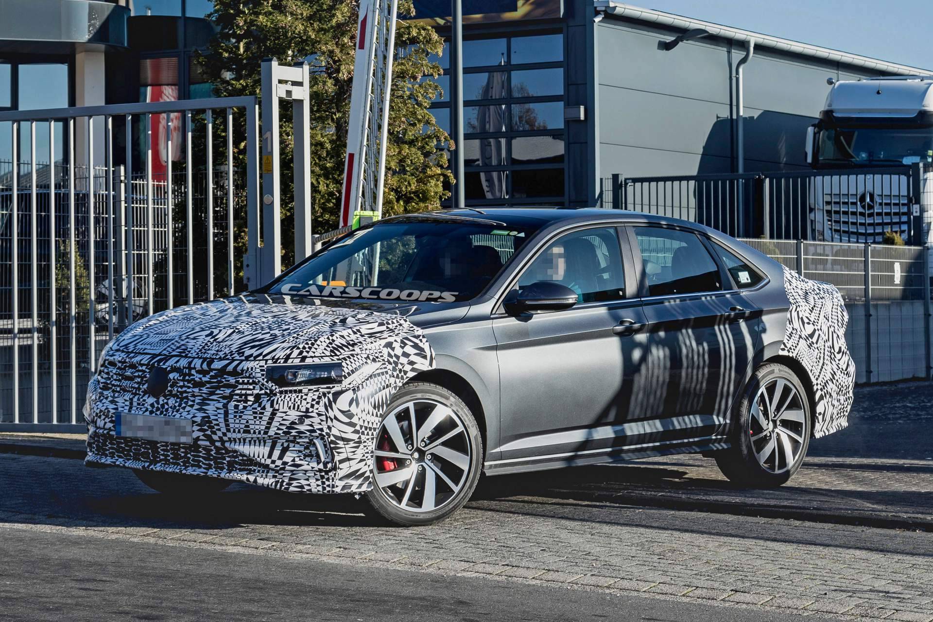 2020 VW Jetta GLI spy shots 1 Thinly-Disguised 2020 VW Jetta GLI Spotted Near The Nürburgring