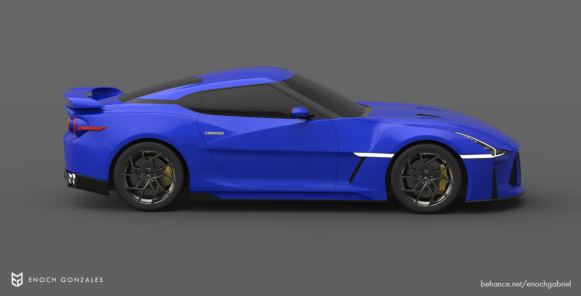 2021 nissan gt-r rendering 21 Next-Gen Nissan GT-R Illustration Brings Vision Gran Turismo And GT-R50 By Italdesign Together