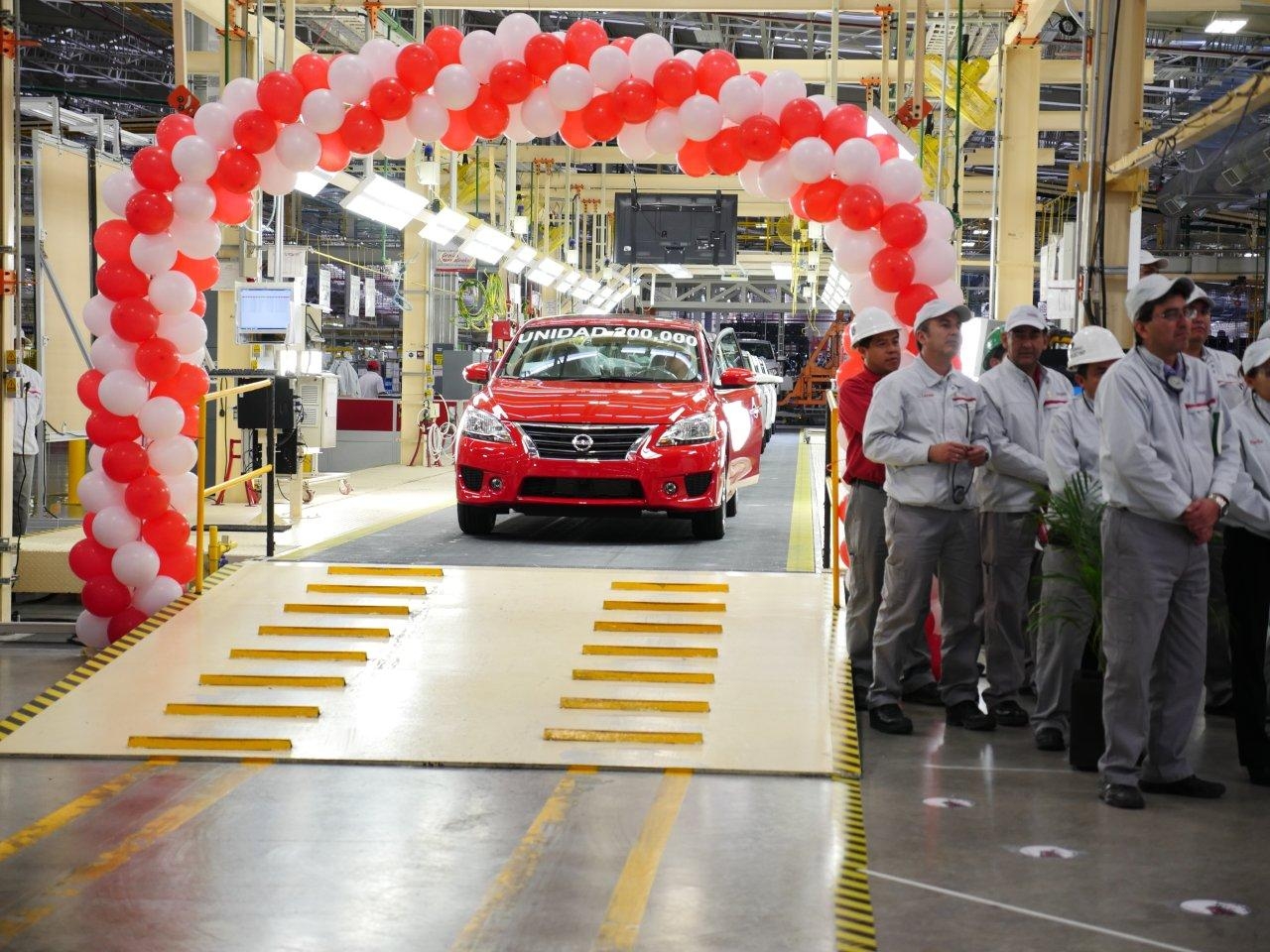 Nissan Aguascalientes A2 plant produces its 200,000th vehicle Nissan To Lay Off 1,000 Employees At Mexican Factories, Due To “Challenging Market Conditions”