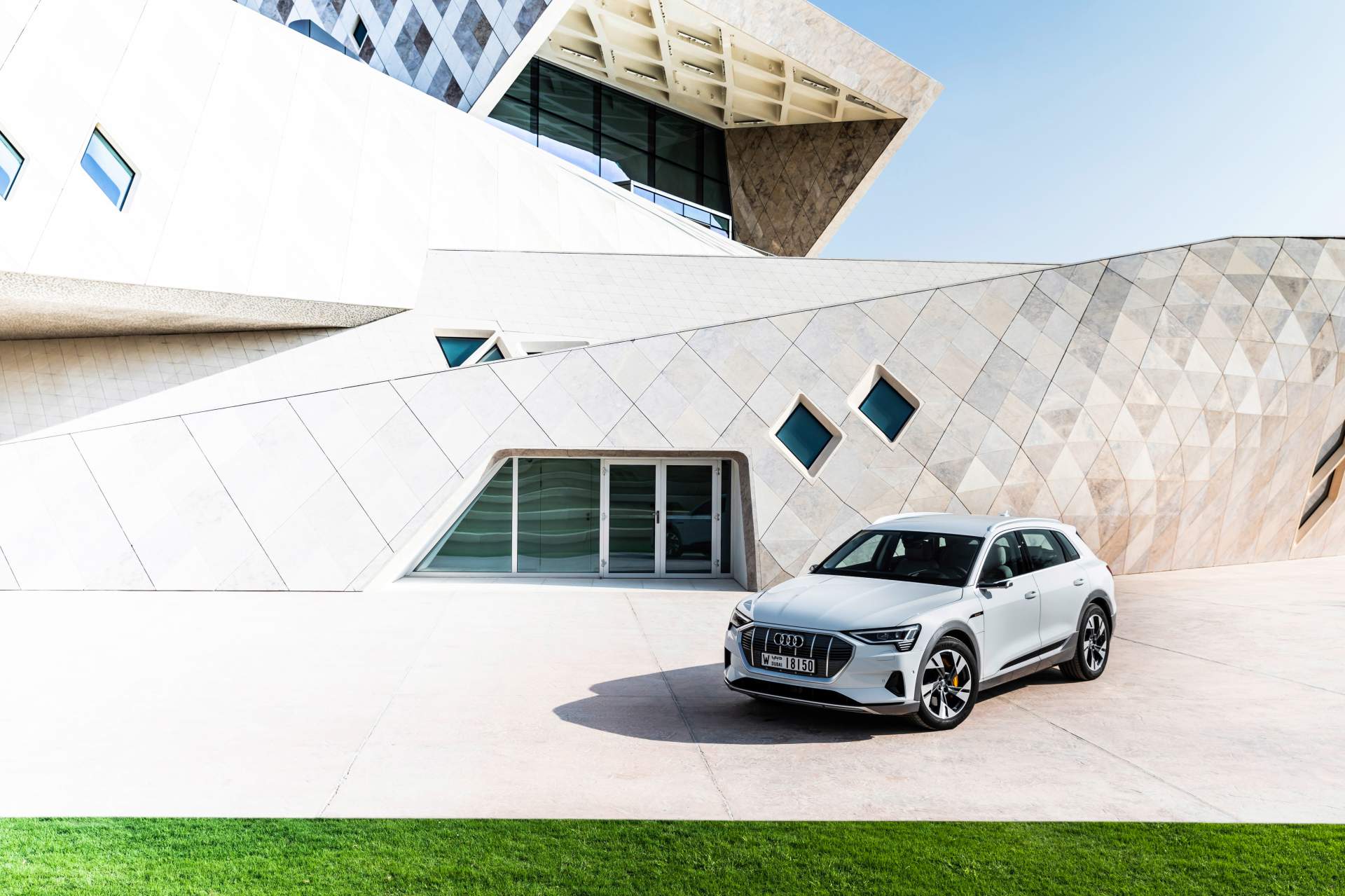 The Audi e-tron at Masdar City Scan Every Inch Of The 2019 Audi e-tron Electric SUV In 303 Photos