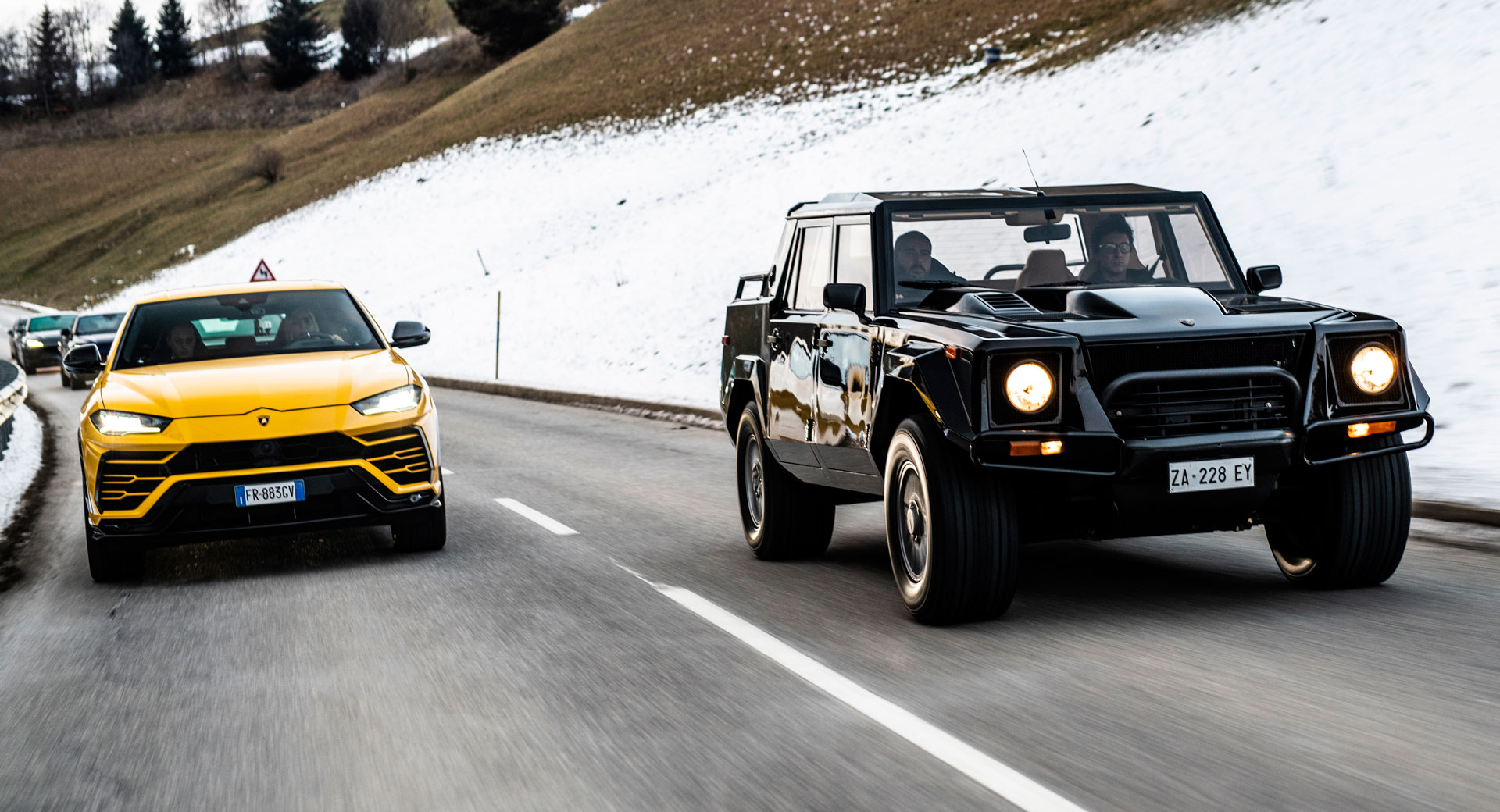 Lamborghini Urus Convoy Embarks On Special Journey, LM002 Leads The Pack |  Carscoops