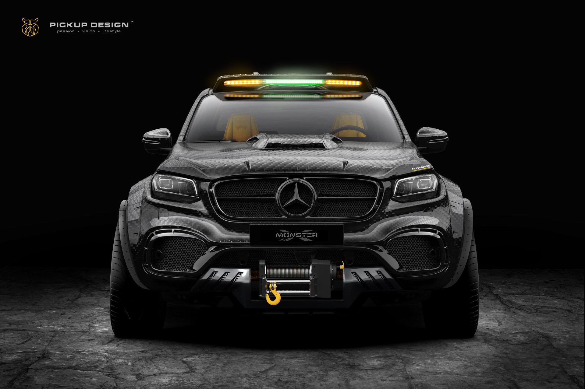 Carlex Design Exy Monster X Concept based on Mercedes X-Class 5 Carlex Design’s Exy Monster X Concept Is The Meanest, Most Eccentric X-Class Yet