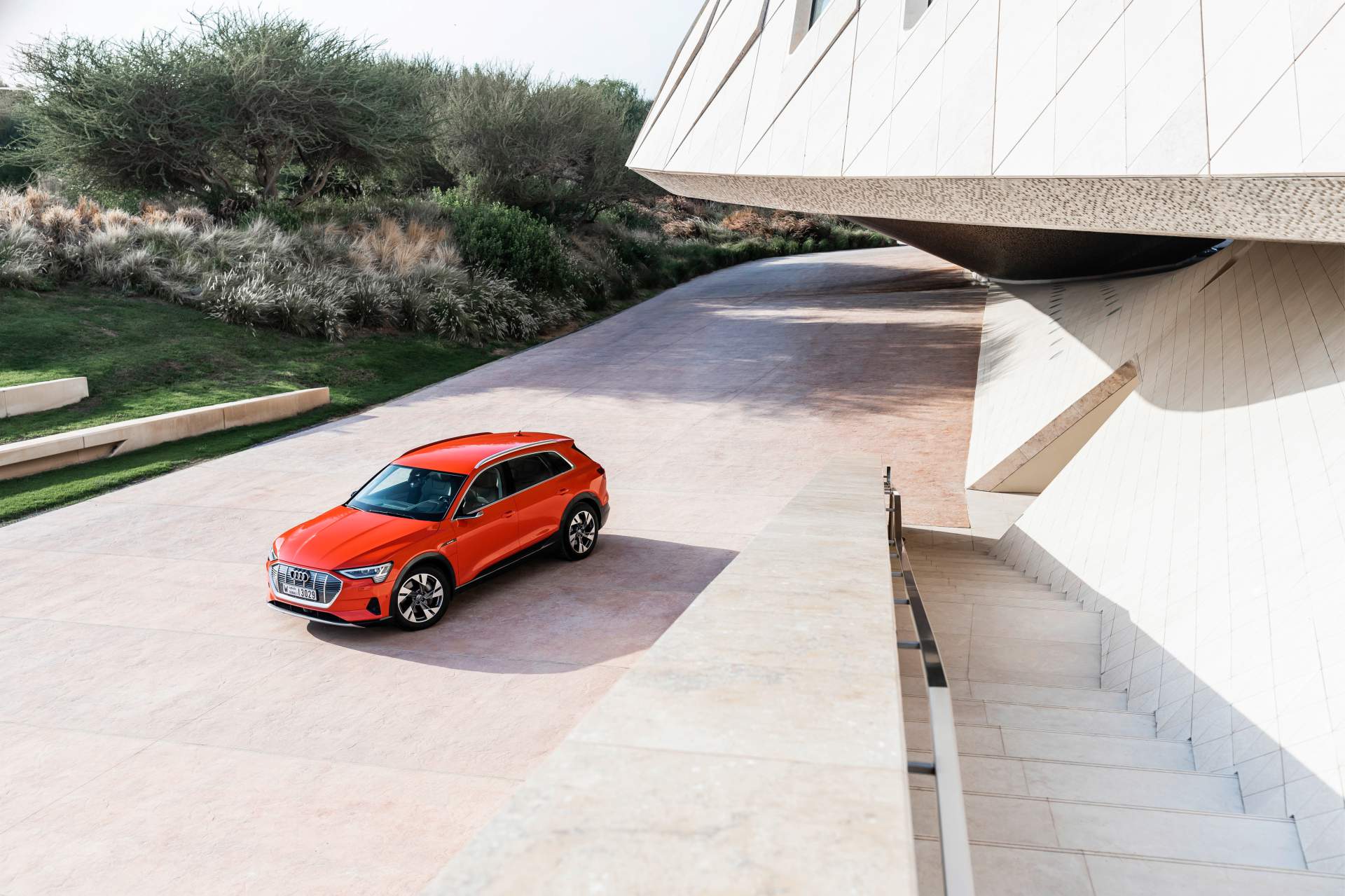 The Audi e-tron at Masdar City Scan Every Inch Of The 2019 Audi e-tron Electric SUV In 303 Photos