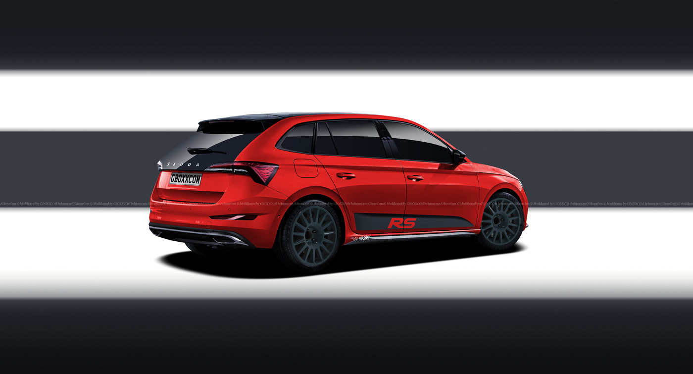 skoda scala rs render 3 Skoda Scala RS Hot Hatch Is Possible, Here’s How It Might Look Like