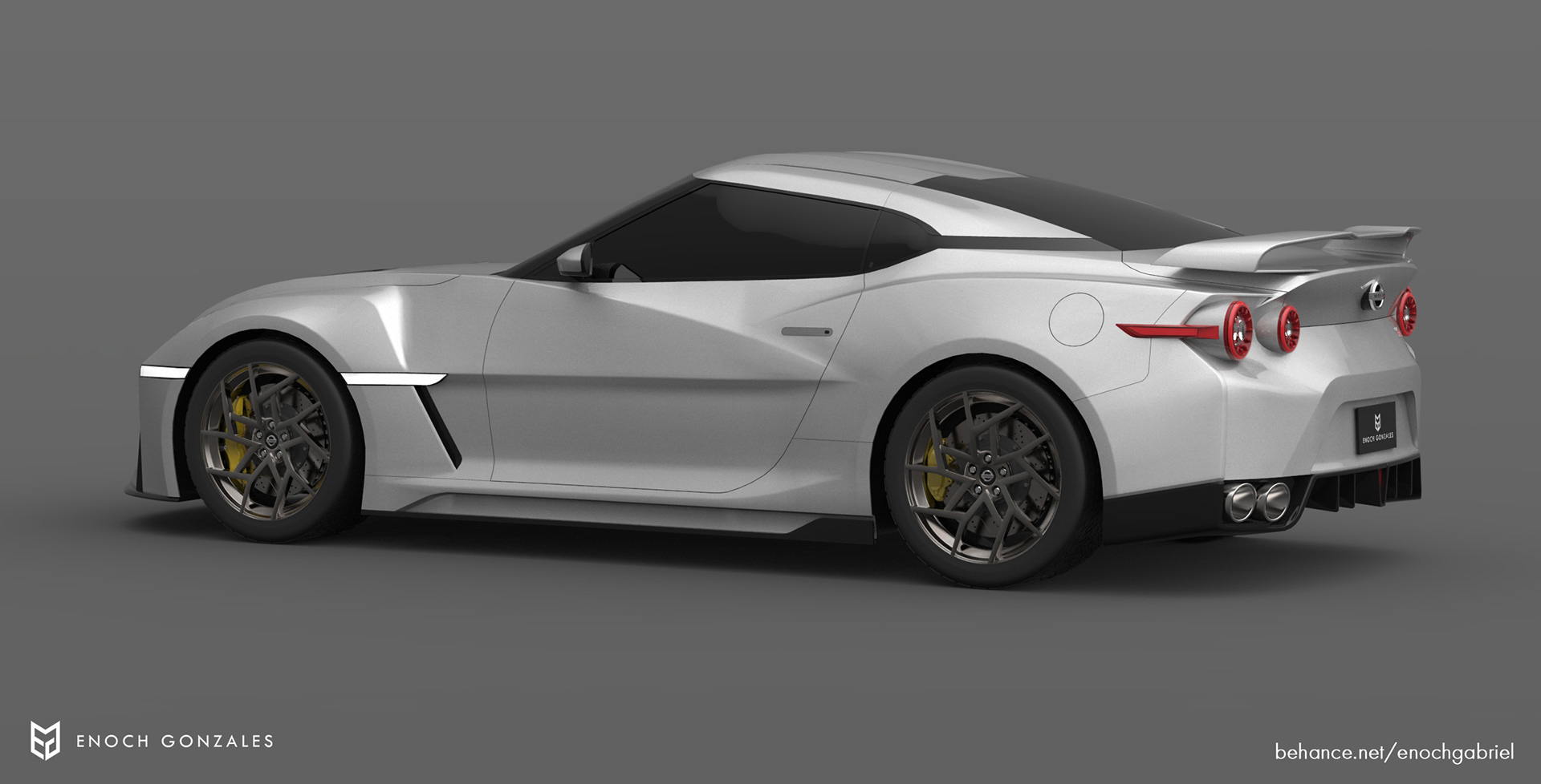 2021 nissan gt-r rendering 7 Next-Gen Nissan GT-R Illustration Brings Vision Gran Turismo And GT-R50 By Italdesign Together