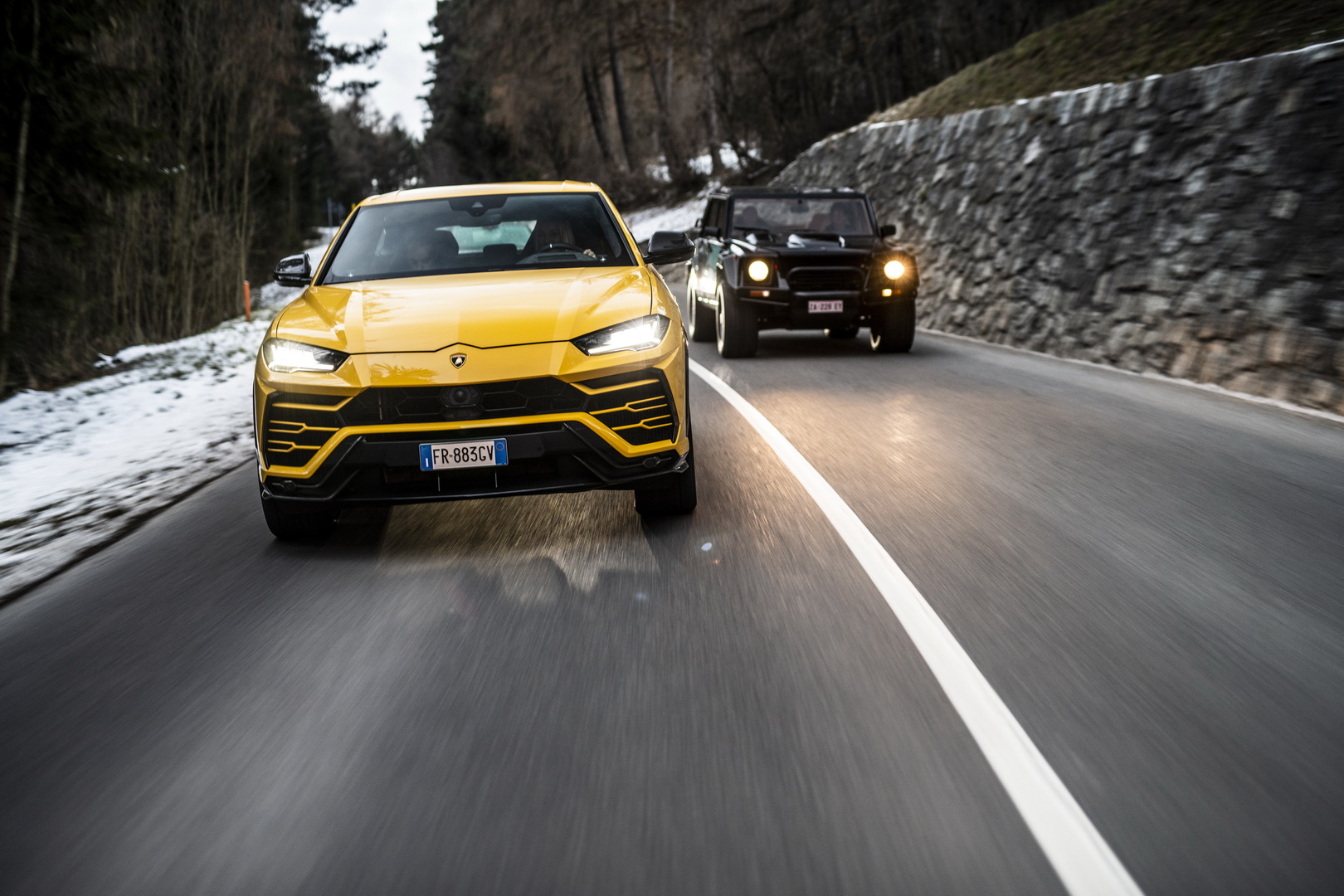 lamborghini urus lm002 87 Lamborghini Urus Convoy Embarks On Special Journey, LM002 Leads The Pack