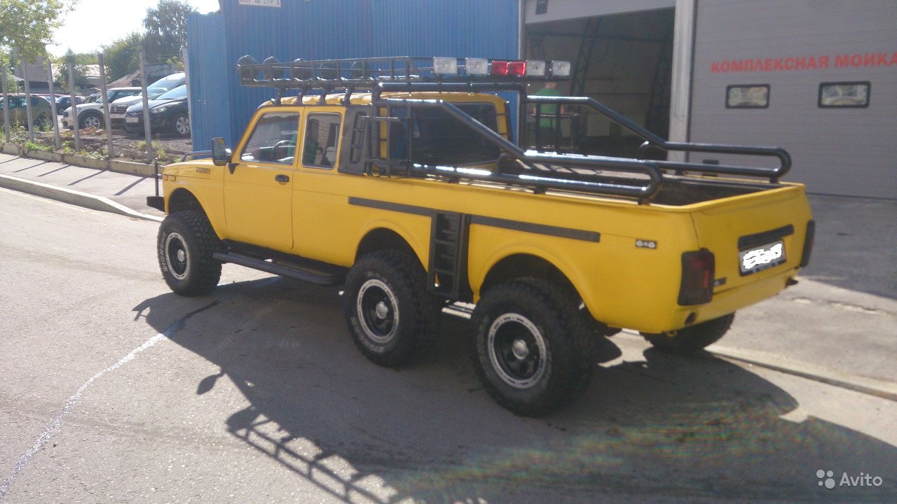 lada niva 6x6 5 Custom Lada Niva 6×6 Pickup Is A Poor Man’s Mercedes-AMG G63 6×6