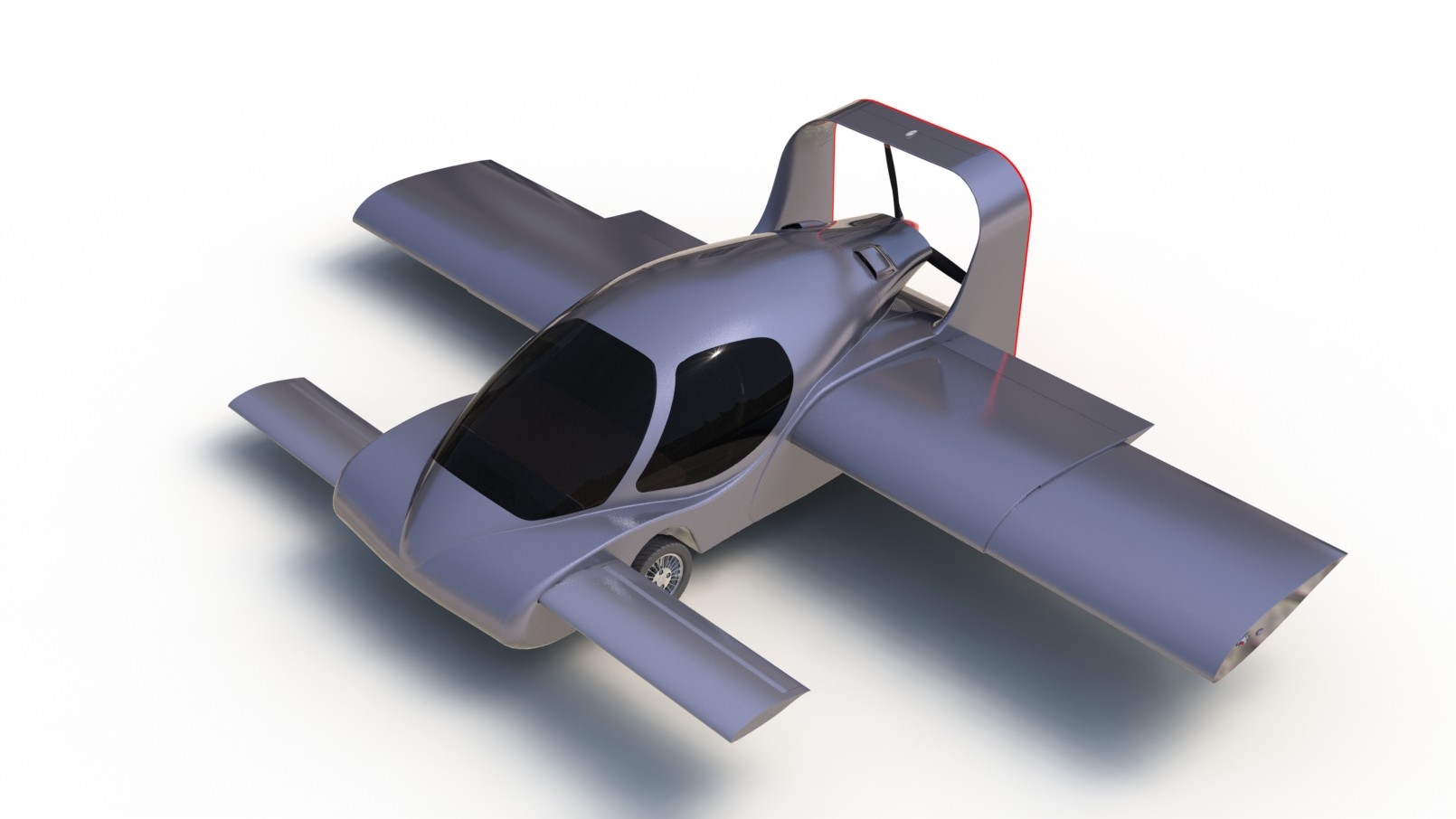 Detroit Flying Cars-1 Flying Car Unexpectedly Goes Airborne During Test, Crashes To The Ground