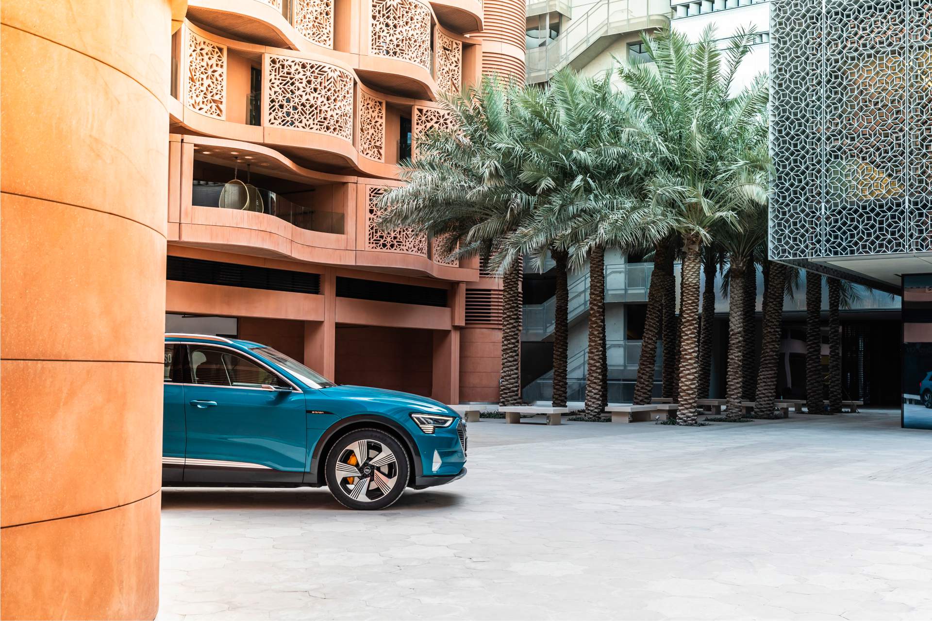 The Audi e-tron at Masdar City Scan Every Inch Of The 2019 Audi e-tron Electric SUV In 303 Photos