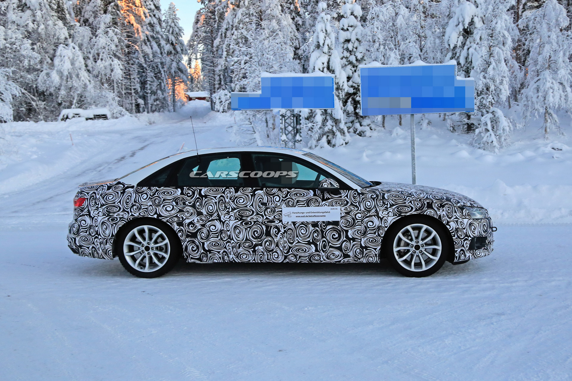 2020 audi a4 sedan facelift 12 2020 Audi A4 Sedan Spotted Rocking Redesigned Front And Rear Ends