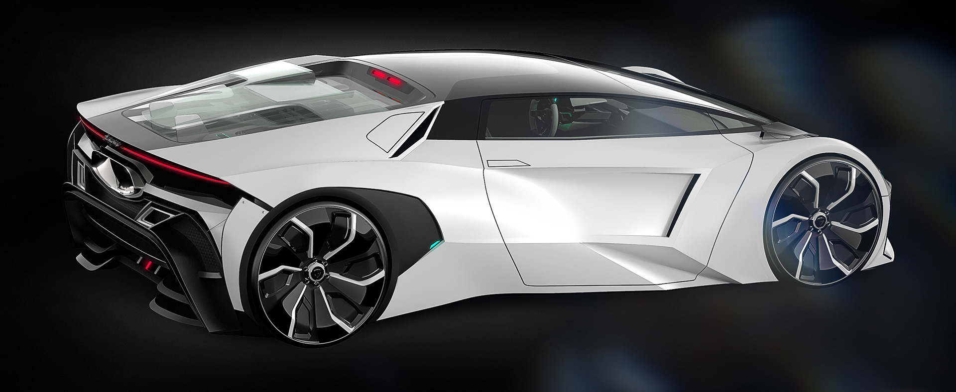 lamborghini vega rendering 16 Lamborghini Vega Floats The Idea Of A Smaller Supercar Than The Huracan