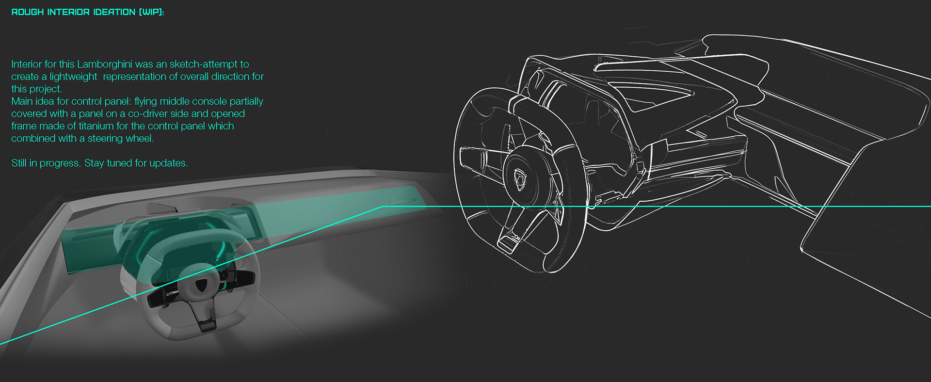 lamborghini vega rendering 22 Lamborghini Vega Floats The Idea Of A Smaller Supercar Than The Huracan