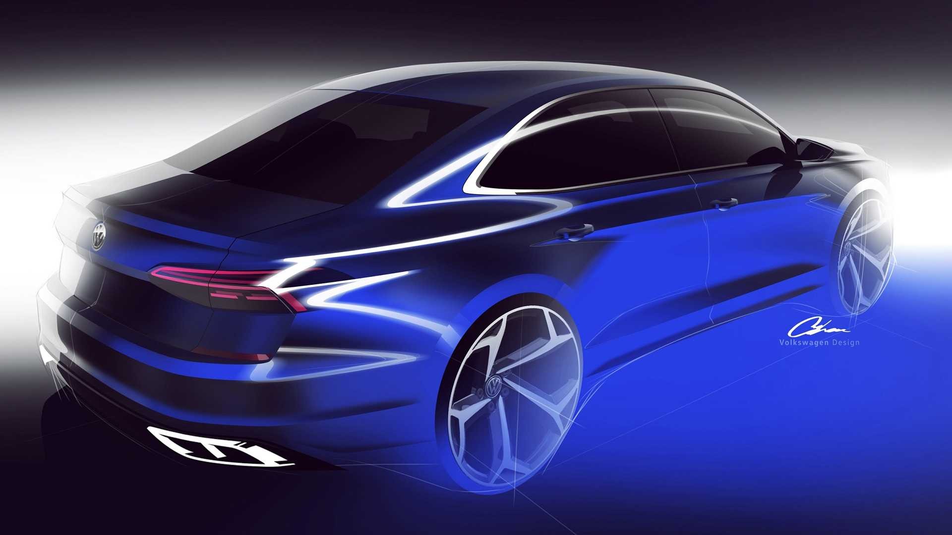 2020 VW Passat-3 2020 Passat Teased Again As VW USA Commits To Sedans