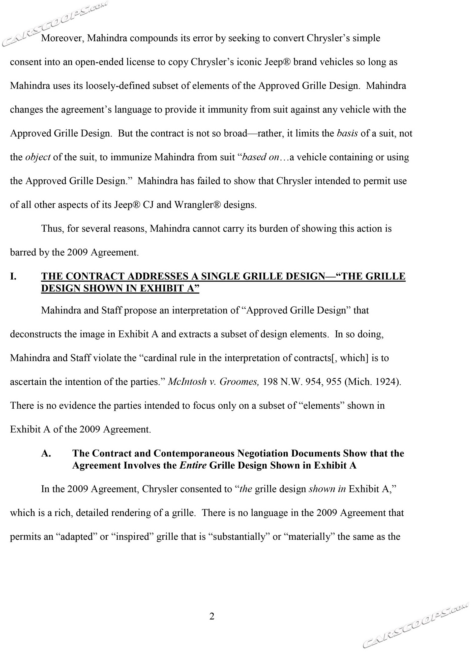 Mahindra brief-5 copy FCA Says Reports Claiming Mahindra Won First Battle To Sell Roxor In U.S. Are False (Updated)