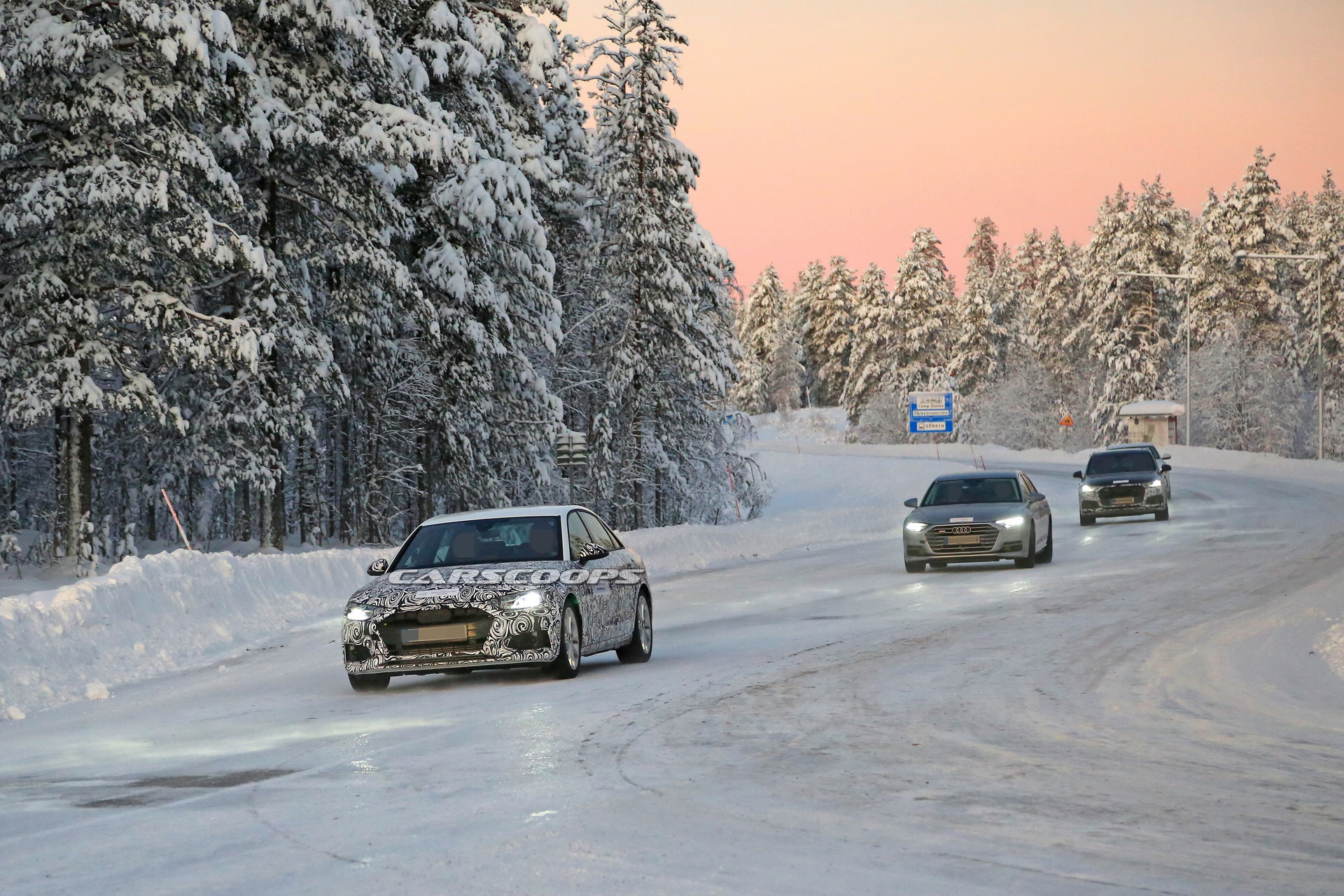2020 audi a4 sedan facelift 1 2020 Audi A4 Sedan Spotted Rocking Redesigned Front And Rear Ends