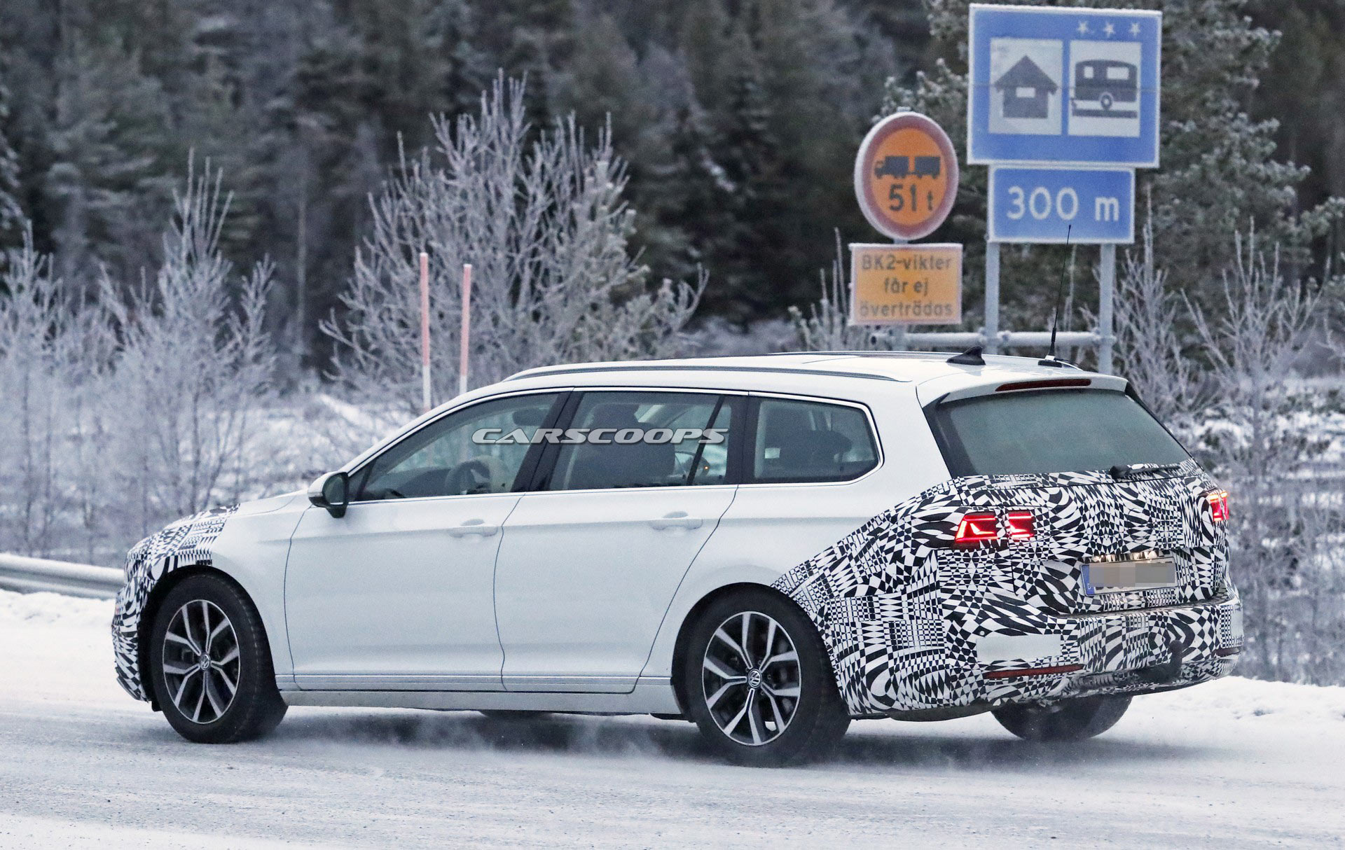 2020 VW Passat Euro-Spec-32 Europe’s Volkswagen Passat Spied Hiding Minor Styling Changes Under Heavy Camouflage