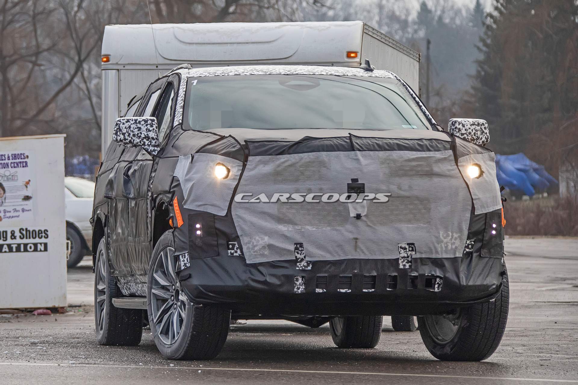 2020 Cadillac Escalade ESV spy shots 2 2020 Cadillac Escalade Spotted For The First Time, Here’s Everything We Know So Far
