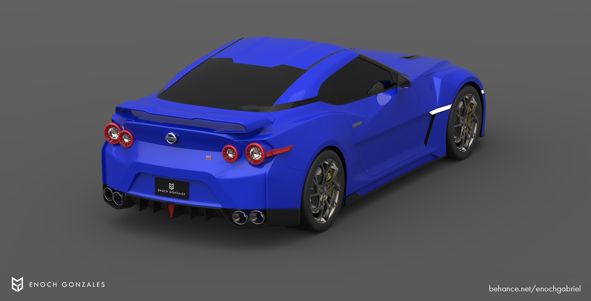 2021 nissan gt-r rendering 20 Next-Gen Nissan GT-R Illustration Brings Vision Gran Turismo And GT-R50 By Italdesign Together