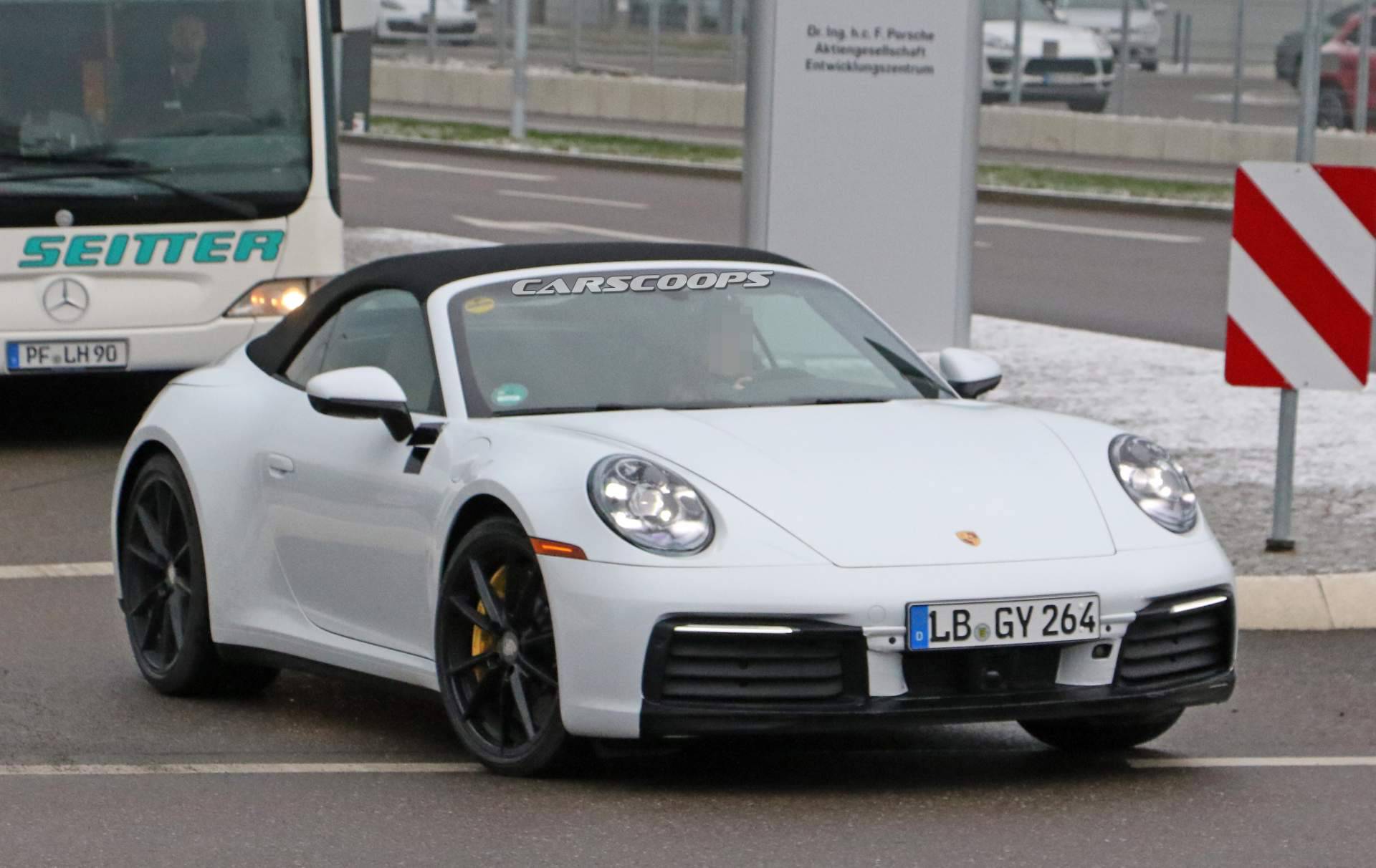 2020 Porsche 911 Cabriolet spy shots 24 2019 NY Auto Show To Feature Debuts From Acura, Genesis, Mercedes And Porsche