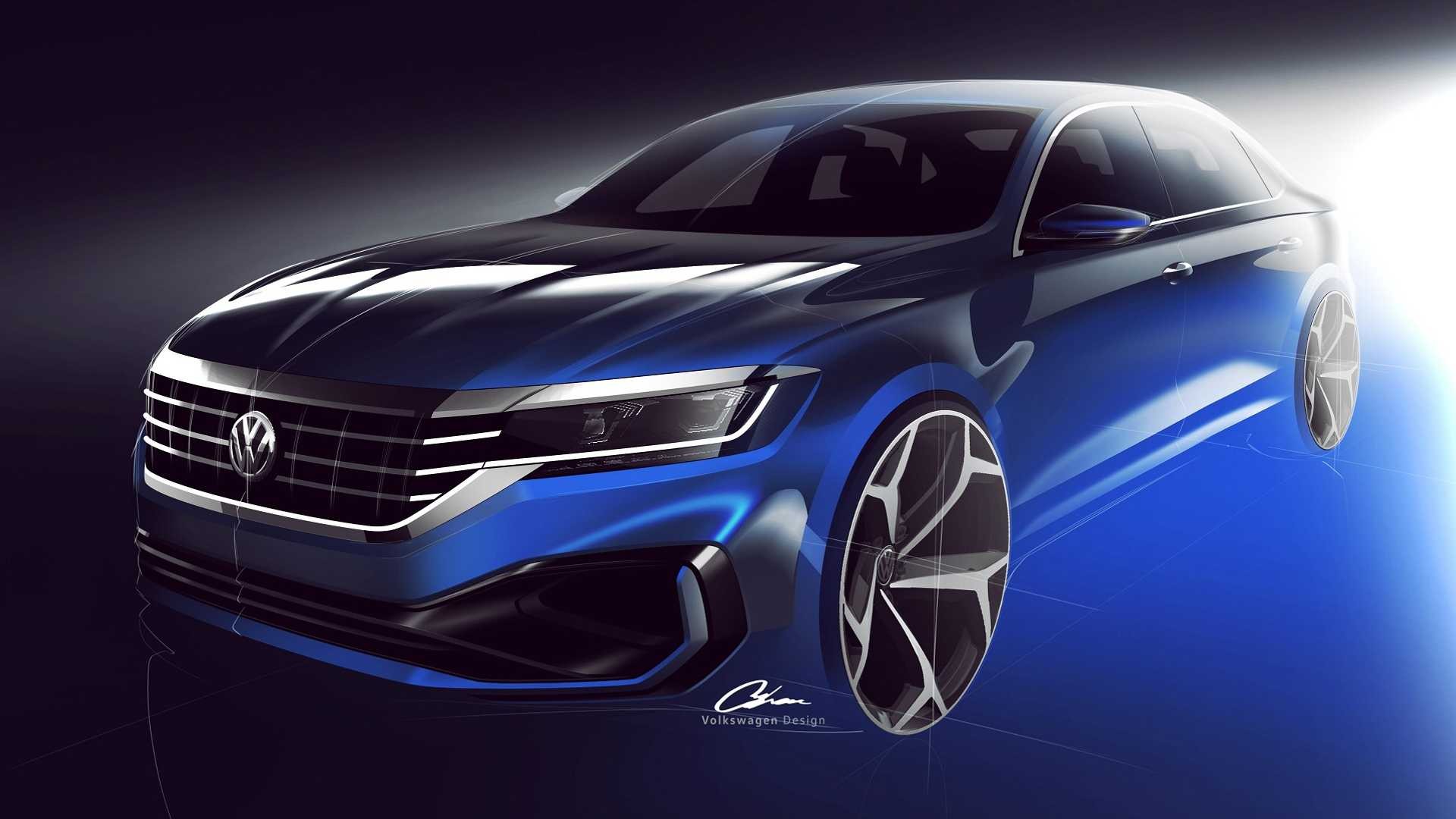 2020 VW Passat-2 2020 Passat Teased Again As VW USA Commits To Sedans