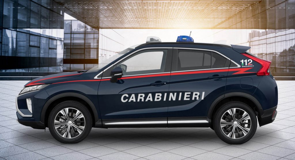  Italian Police Adds Mitsubishi Eclipse Cross To Its Arsenal – Not Quite Ideal For Pursuits