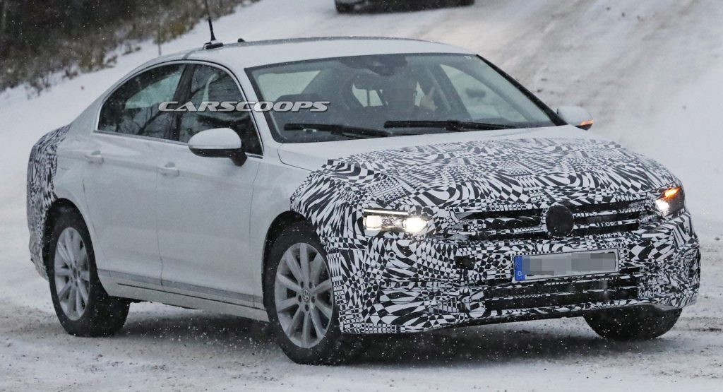  Europe’s Volkswagen Passat Spied Hiding Minor Styling Changes Under Heavy Camouflage