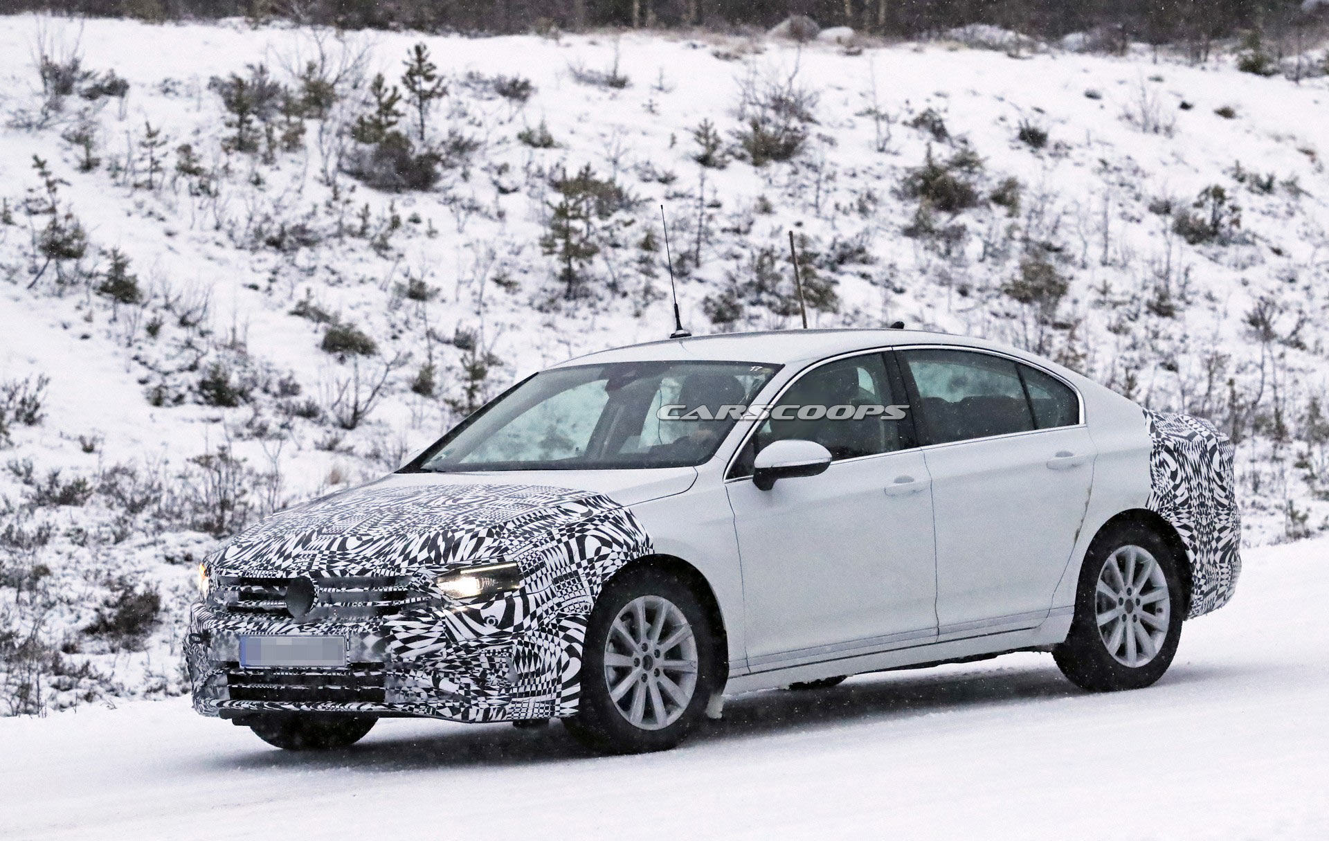 2020 VW Passat Euro-Spec-2 Europe’s Volkswagen Passat Spied Hiding Minor Styling Changes Under Heavy Camouflage