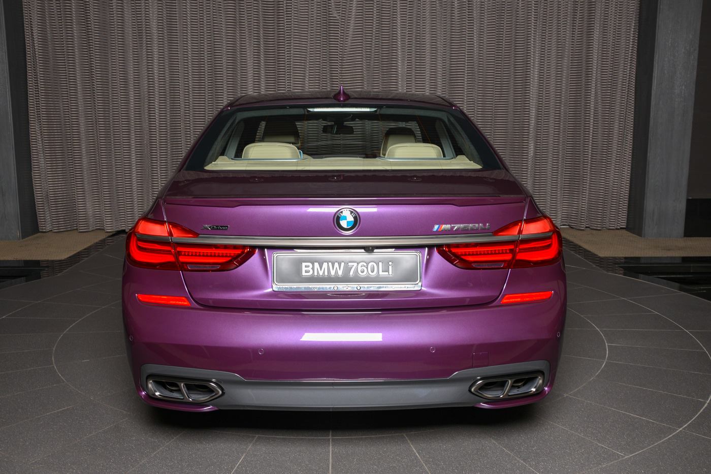 bmw individual 760li purple silk 13 BMW M760Li In Individual Purple Silk Makes For A Bold Statement