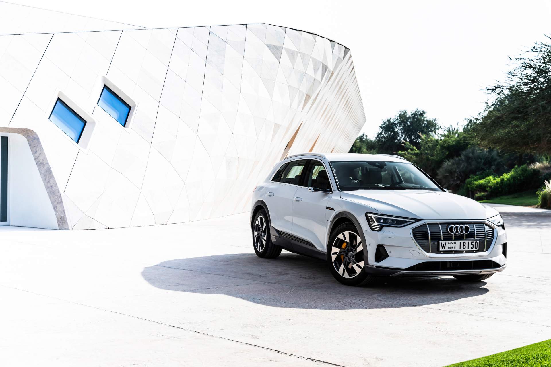 The Audi e-tron at Masdar City Scan Every Inch Of The 2019 Audi e-tron Electric SUV In 303 Photos
