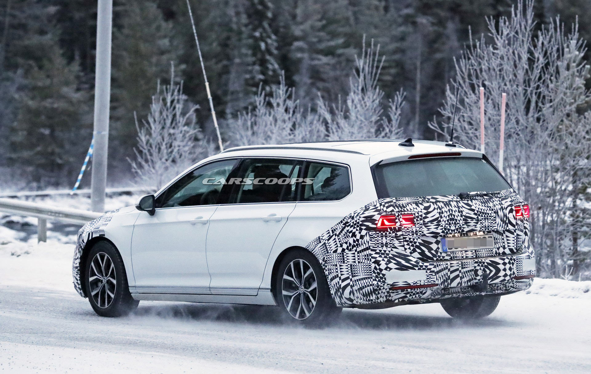 2020 VW Passat Euro-Spec-33 Europe’s Volkswagen Passat Spied Hiding Minor Styling Changes Under Heavy Camouflage