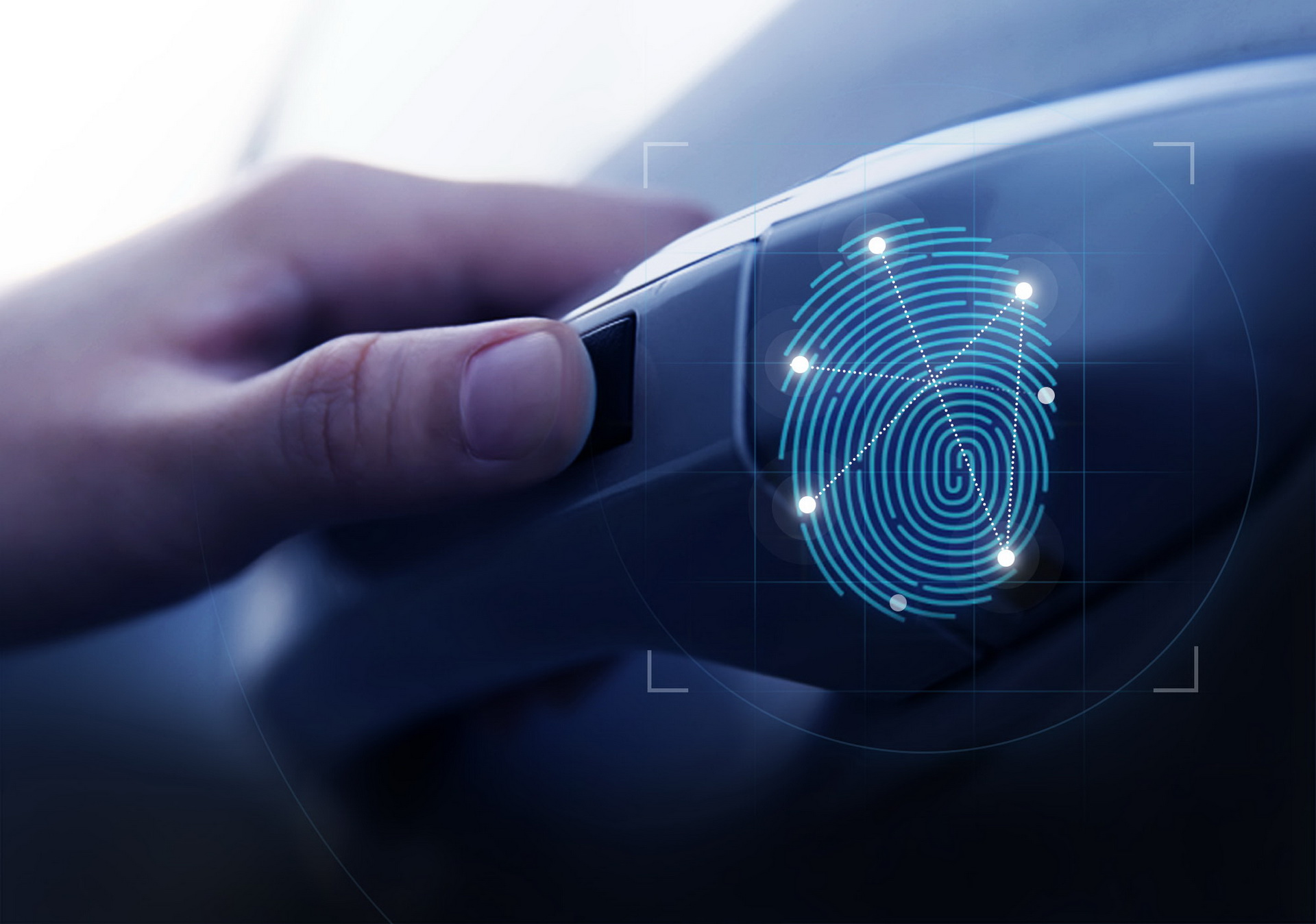 Hyundai-Fingerprint-technology_01 2019 Hyundai Santa Fe Becomes First Production Model With Fingerprint Sensor