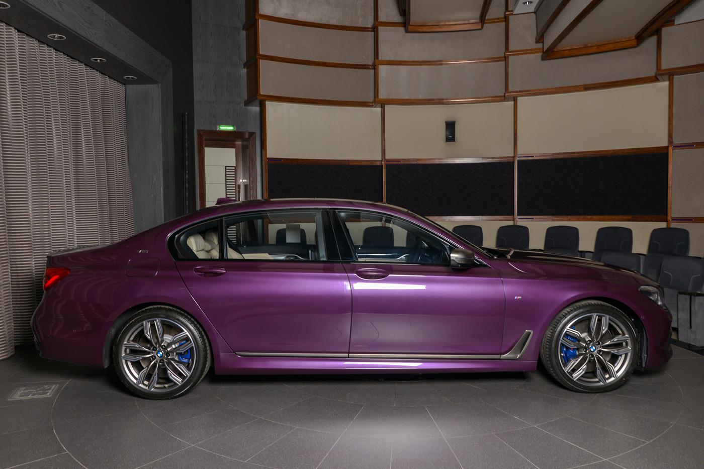 bmw individual 760li purple silk 8 BMW M760Li In Individual Purple Silk Makes For A Bold Statement