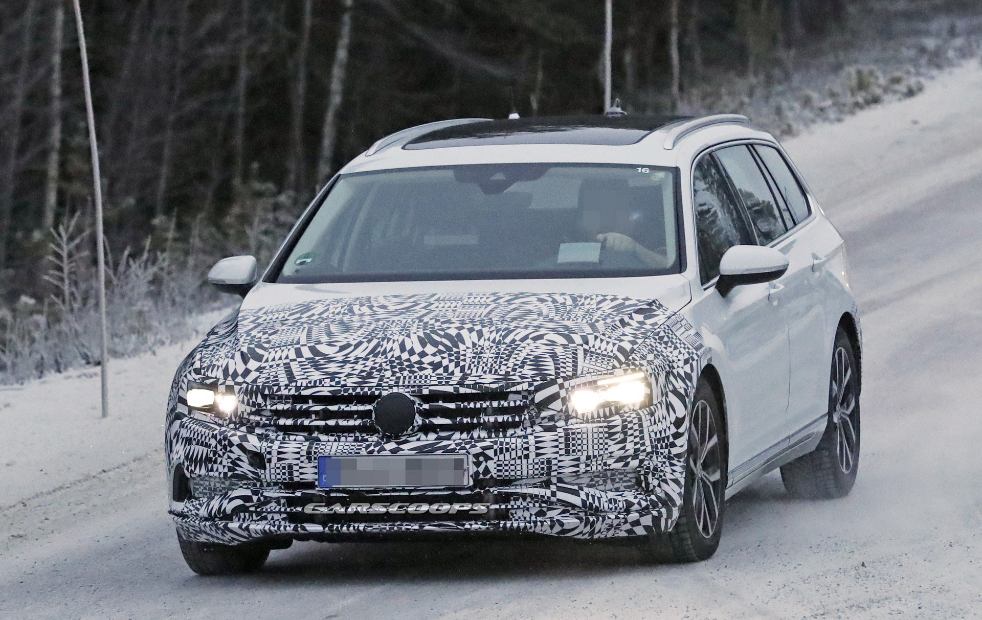 2020 VW Passat Euro-Spec-22 Europe’s Volkswagen Passat Spied Hiding Minor Styling Changes Under Heavy Camouflage