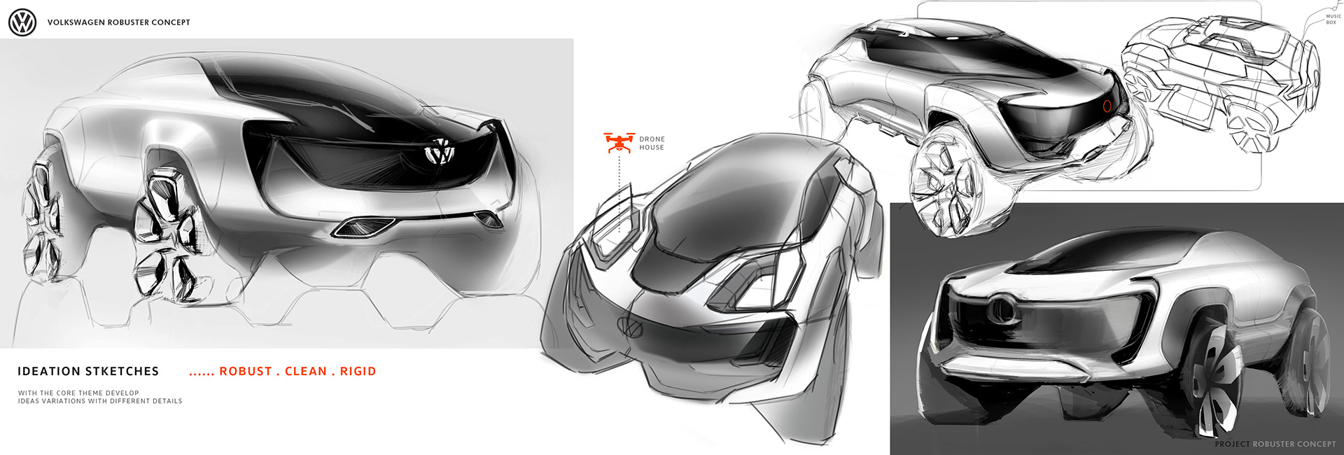 vw rugged suv concept render 6 VW T-Rug Reportedly Coming To Challenge Land Rover Defender
