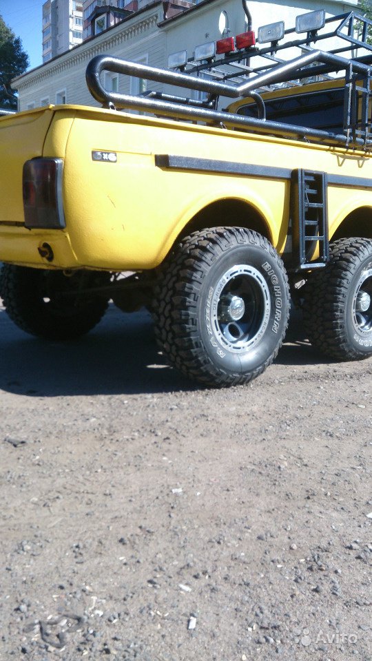 lada niva 6x6 10 Custom Lada Niva 6×6 Pickup Is A Poor Man’s Mercedes-AMG G63 6×6