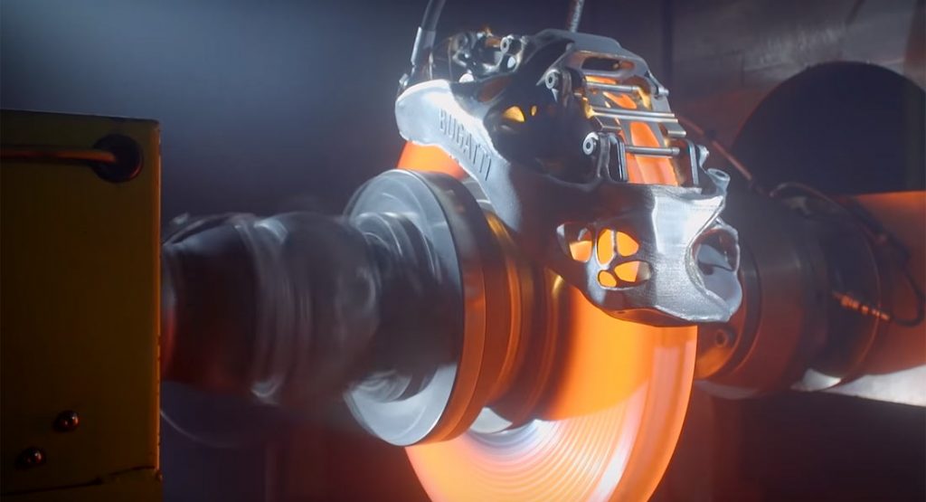 VW Puts Bugatti’s 3D-Printed Titanium Brake Caliper To The Test